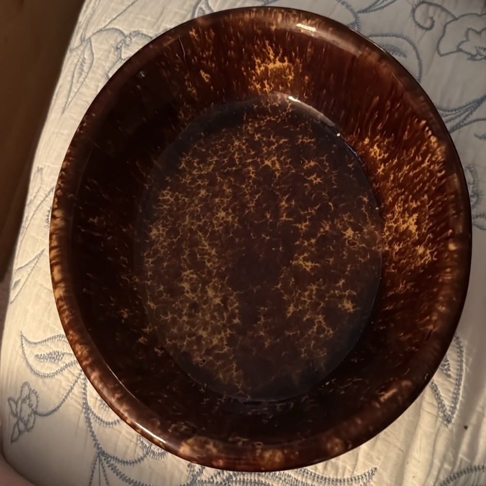 ROCKINGHAM POTTERY BROWN GLAZE
